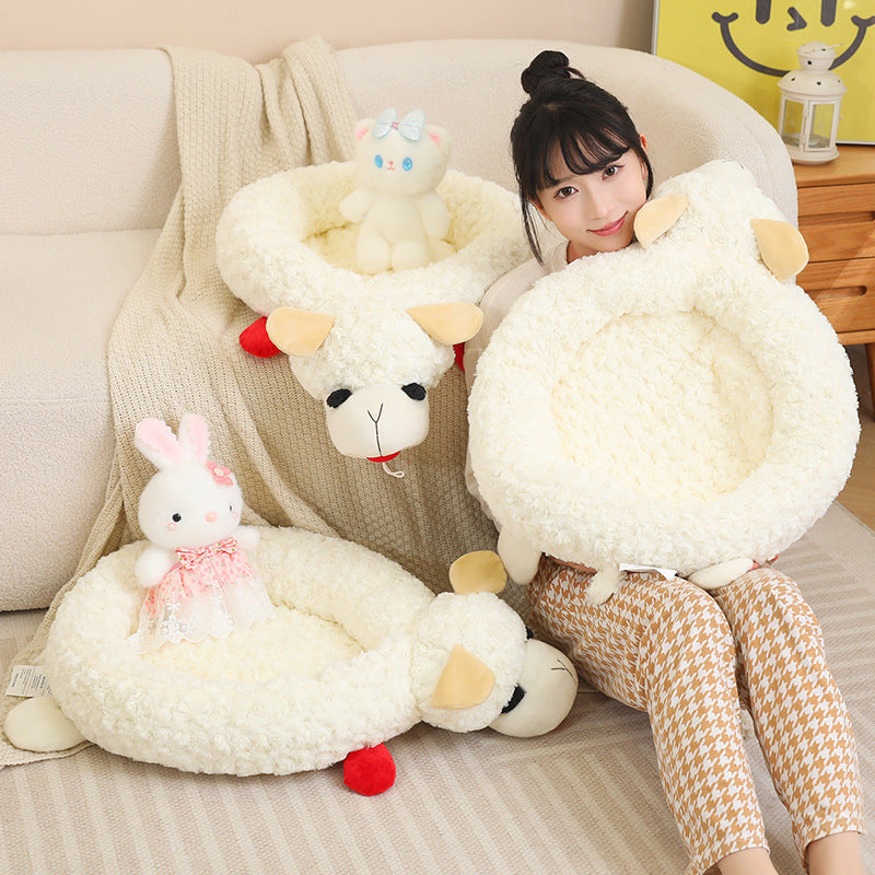 The Ultimate Comfort for Your Furry Friends: Introducing the Pet Supplies Dog Cat Plush Nest Four Seasons