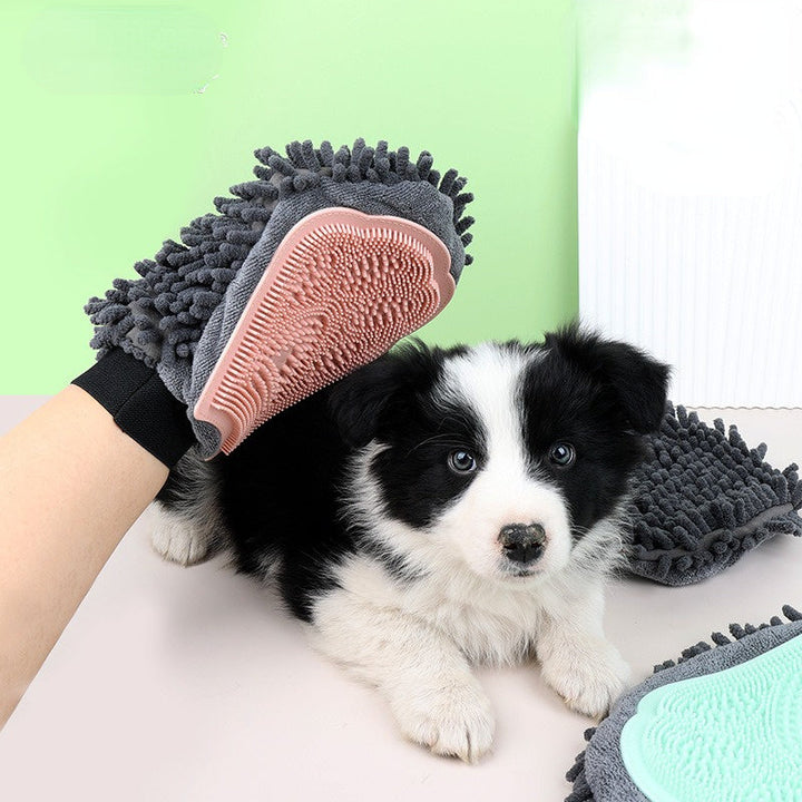 Transform Your Pet's Grooming Routine with the Pet Bathing Brush 2-in-1 Grooming Glove