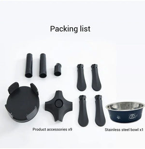 Elevate Your Pet's Dining Experience with Our Adjustable Elevated Dog Food Bowls Stand