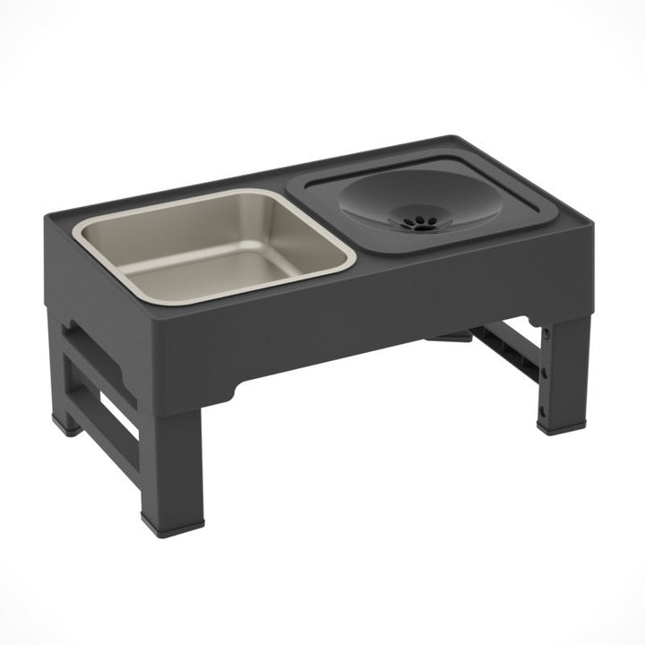 Elevate Your Pet's Dining Experience with Our Dog Double Bowls Stainless Stand