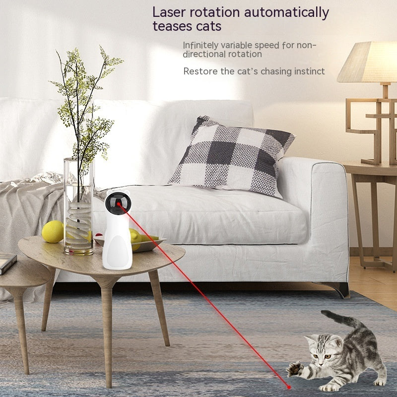 Engage Your Cat with the Little Bear Automatic Laser Cat Teaser Smart Toy
