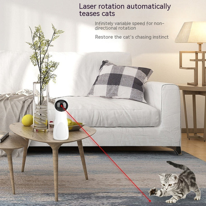 Engage Your Cat with the Little Bear Automatic Laser Cat Teaser Smart Toy