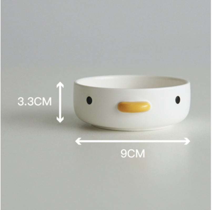 Ceramic Slanted Tall Pet Water Bowl