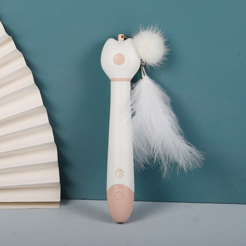 Laser Double-head Telescopic Funny Cat Stick Toy