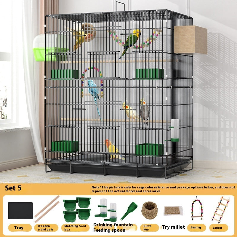 Home Double Layer New Bird Cage