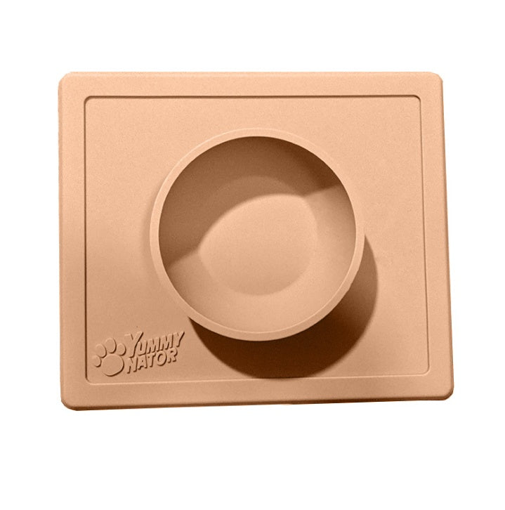 anti-splash anti-sprinkler silicone pet bowl pet plate