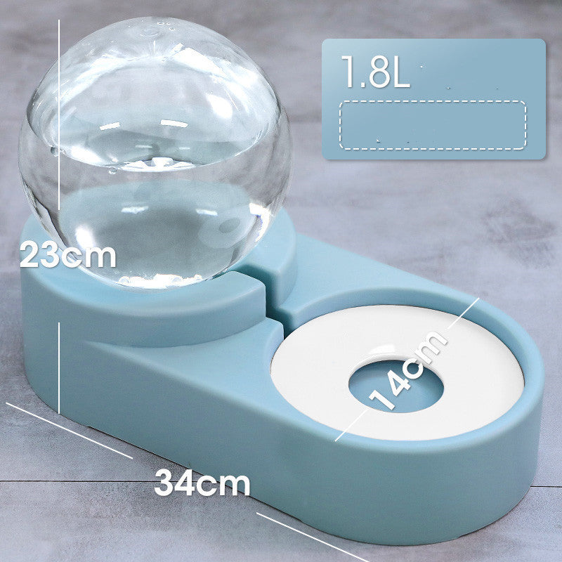 Automatic Feeder For Kitten Water Drinking Bowl Feeding Container