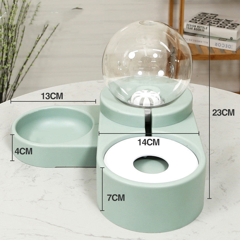 Automatic Feeder For Kitten Water Drinking Bowl Feeding Container