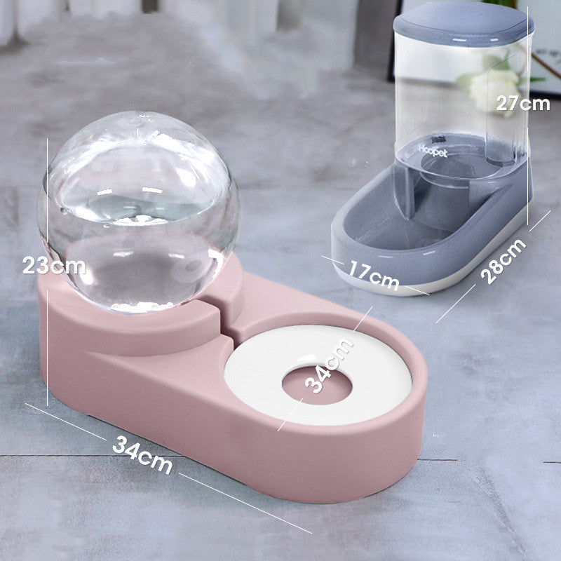 Automatic Feeder For Kitten Water Drinking Bowl Feeding Container