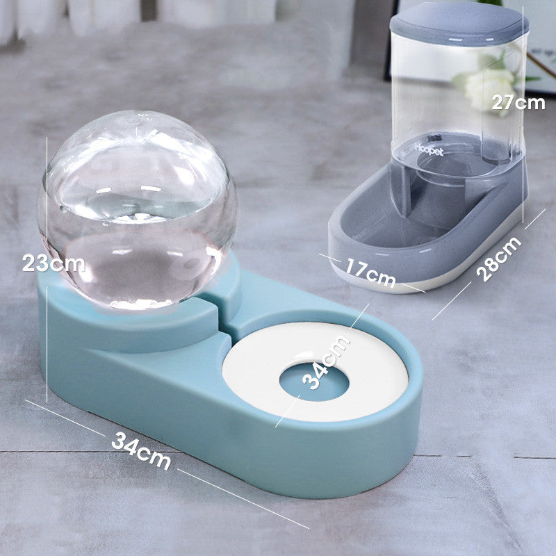 Automatic Feeder For Kitten Water Drinking Bowl Feeding Container