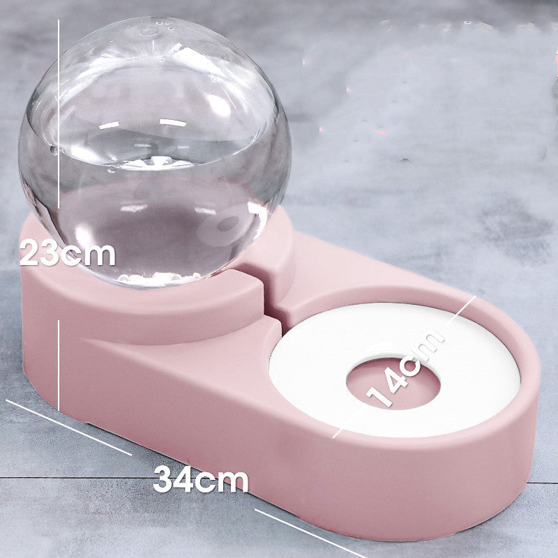 Automatic Feeder For Kitten Water Drinking Bowl Feeding Container