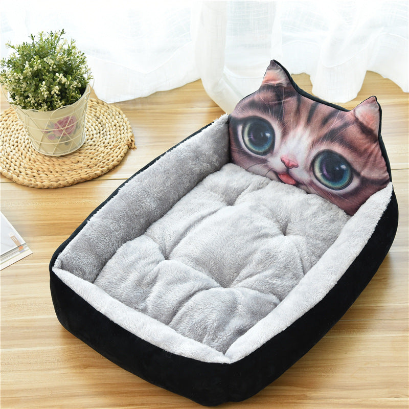 Dog House Soft Fleece Nest Dog Baskets