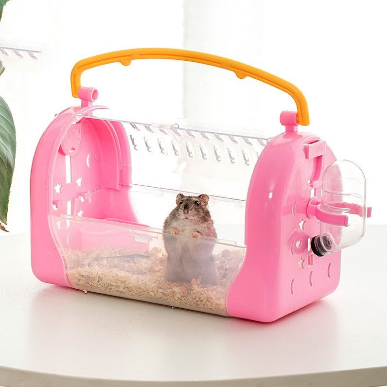 Portable Cage To Go Out Transparent Bag