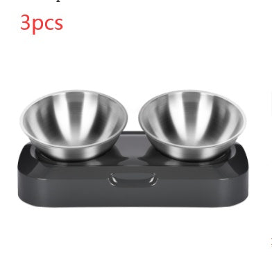 Pet Stainless Steel Bowl Pet Double