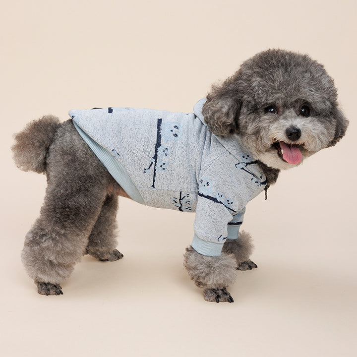 Casual Pet Clothes Dog Pattern Sweater