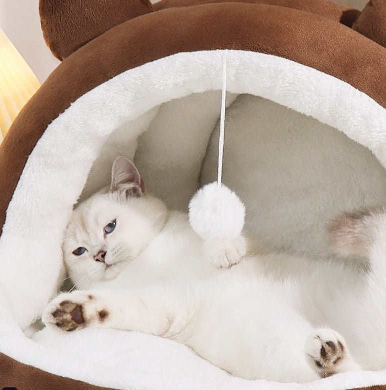 Cat Nest Four Seasons Universal Winter Warm Closed