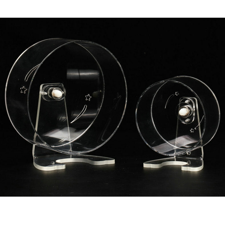 Acrylic Pet Running Wheel Hamster Fitness Running