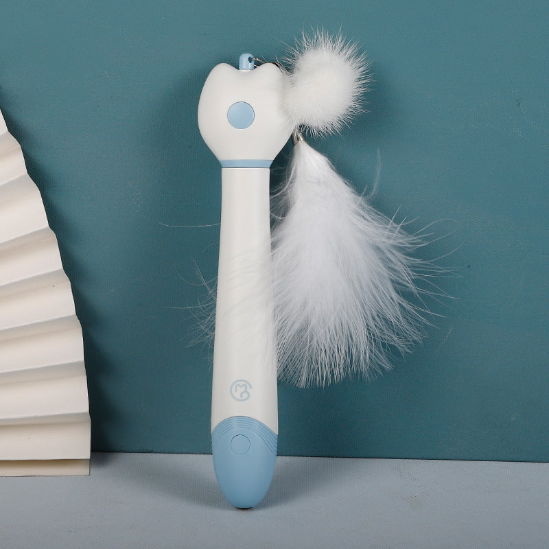 Laser Double-head Telescopic Funny Cat Stick Toy