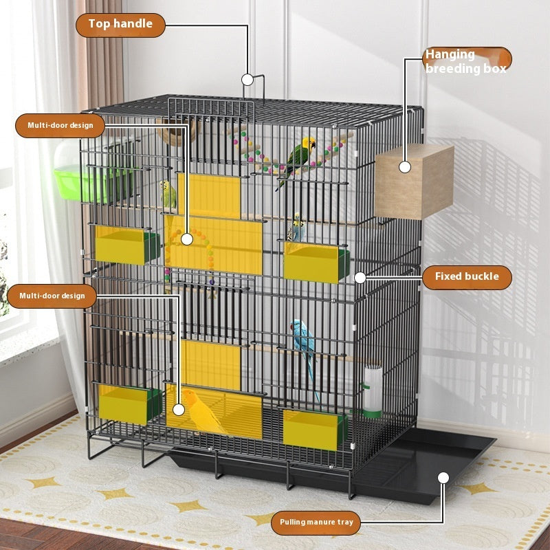Home Double Layer New Bird Cage
