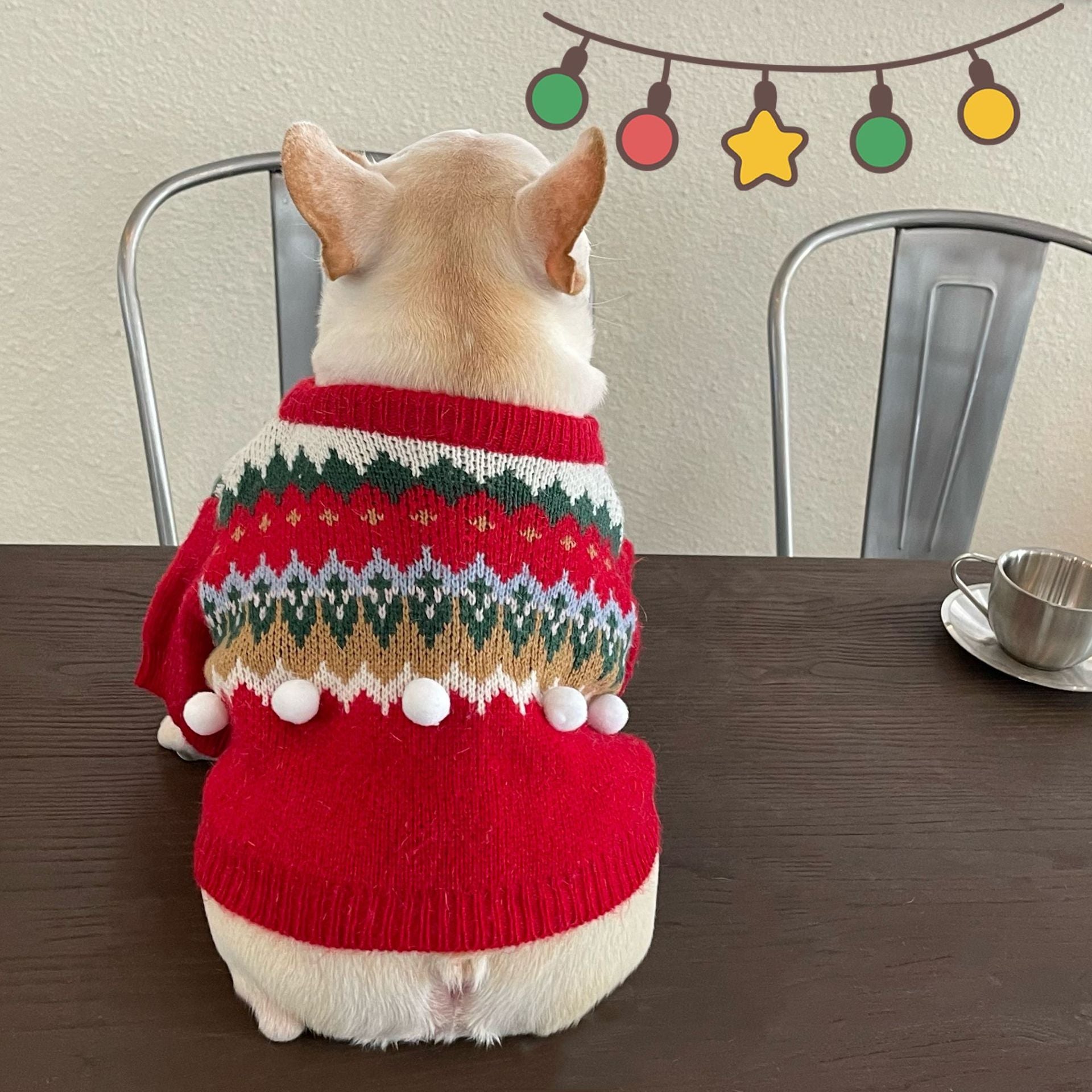 Pet Christmas Sweater Dog