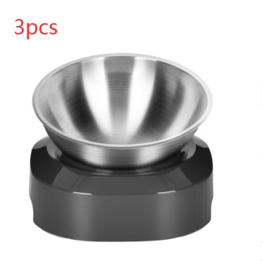 Pet Stainless Steel Bowl Pet Double