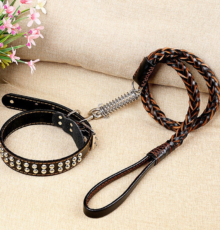 Leather Traction Rope Chain Explosion-proof