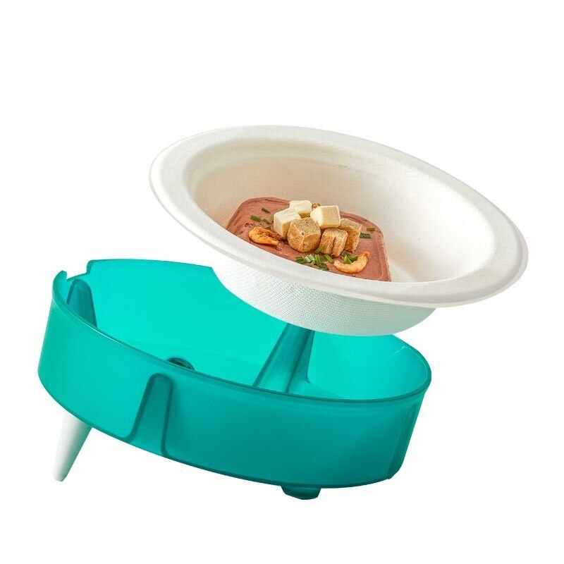 Cat Disposable Food Bowl Replaceable Portable Bowl