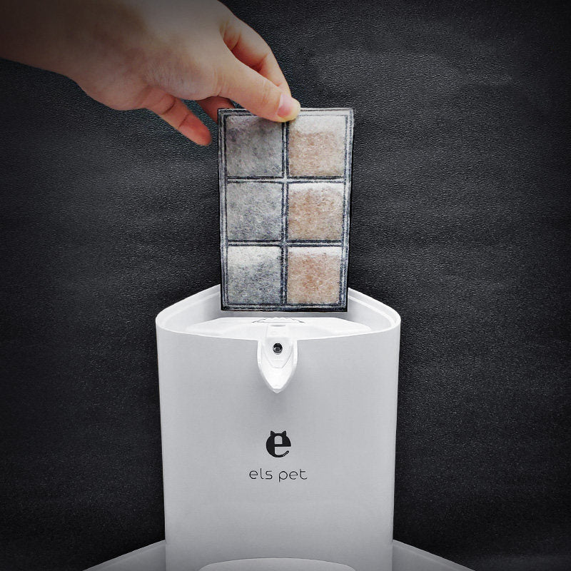 Water Fountain Feeding Machine with 4 Layer Filter