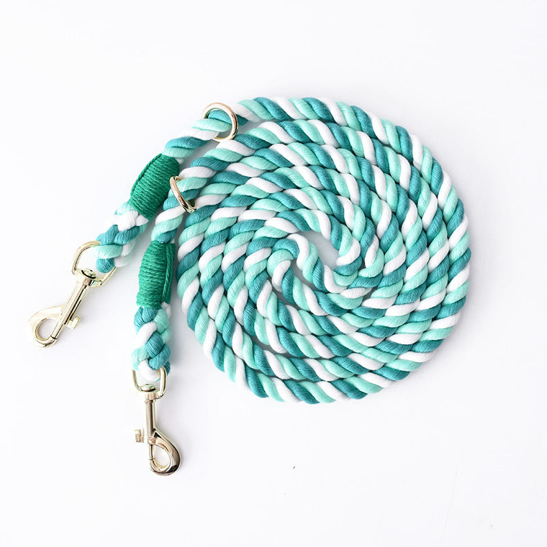 Rainbow Knitting Of Traction Rope
