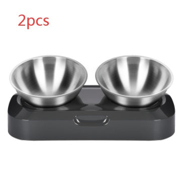 Pet Stainless Steel Bowl Pet Double