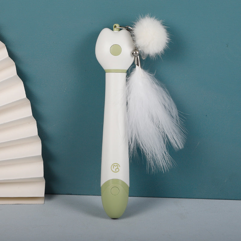 Laser Double-head Telescopic Funny Cat Stick Toy
