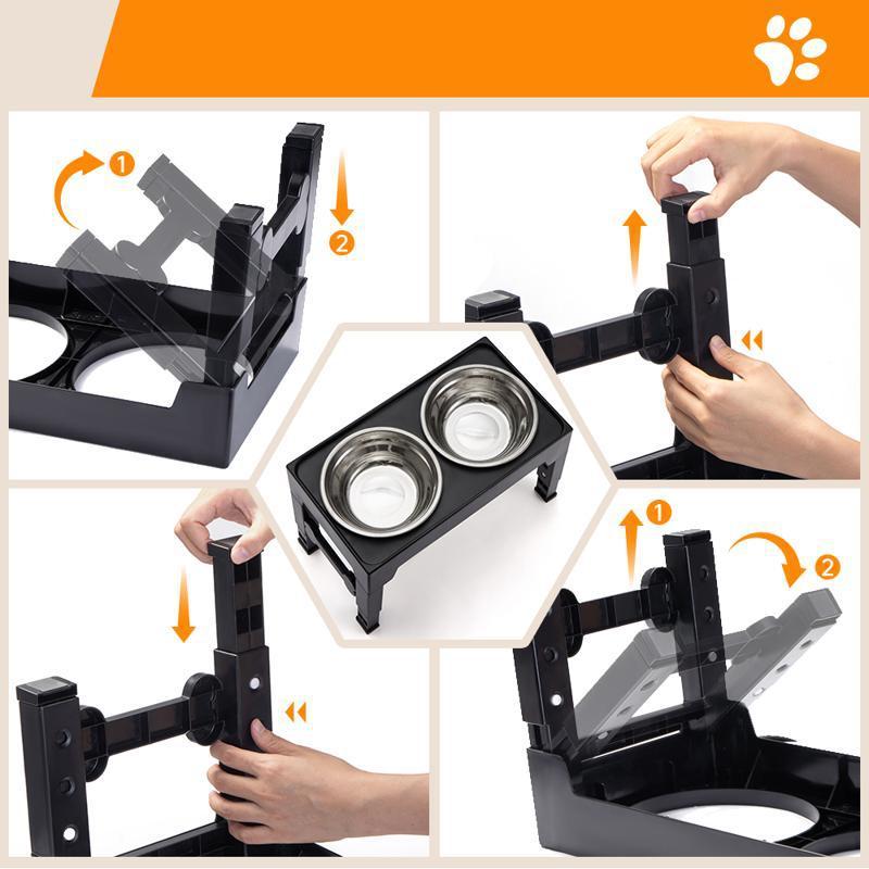 Pet Lifting Feeding Bowl Neck Protection Anti-tumble