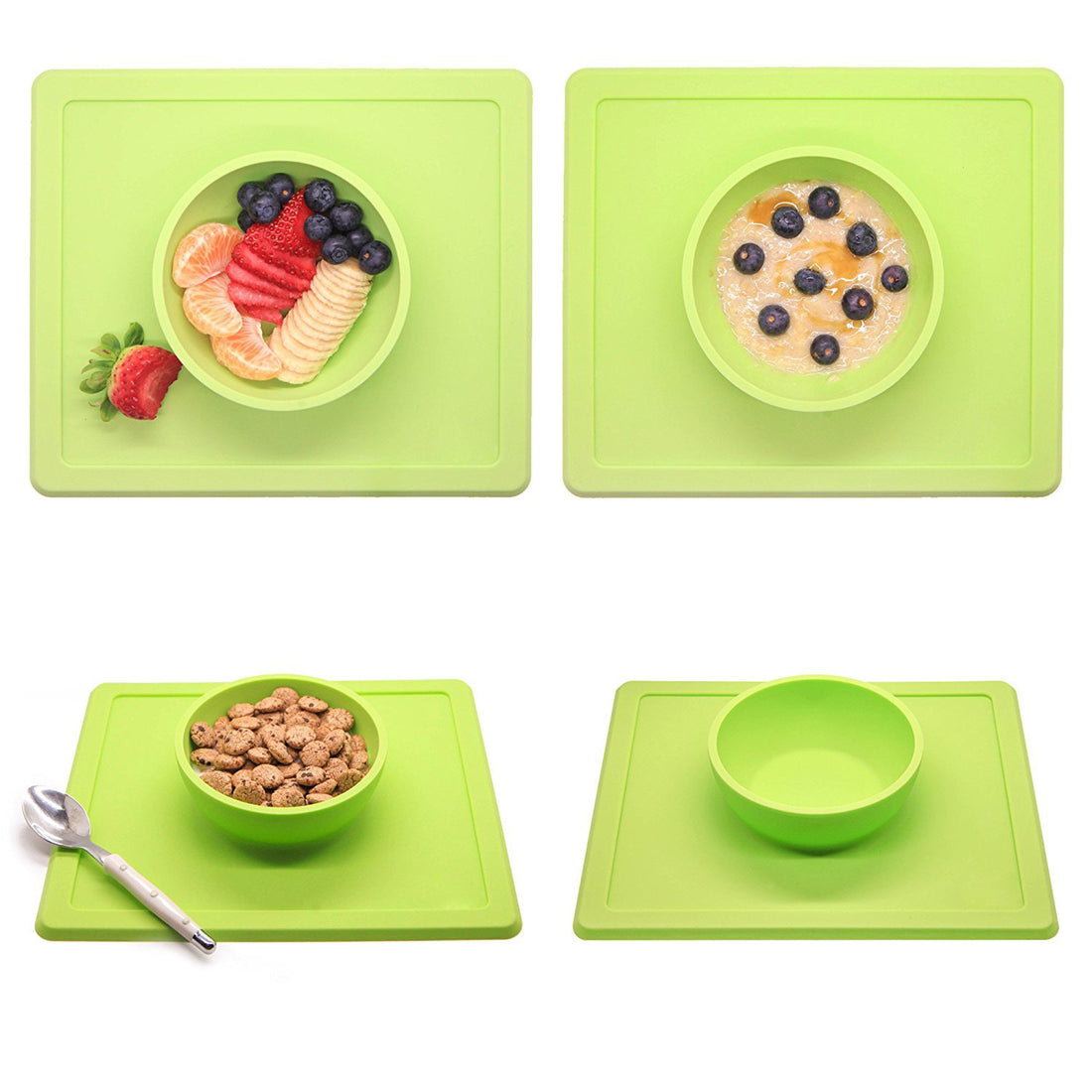 anti-splash anti-sprinkler silicone pet bowl pet plate