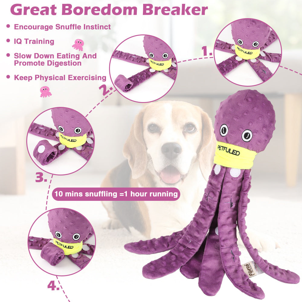 Dog Snuffle Toy Dog Plush Octopus Toys
