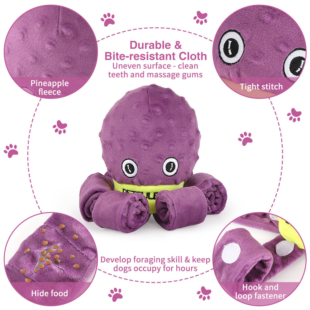 Dog Snuffle Toy Dog Plush Octopus Toys