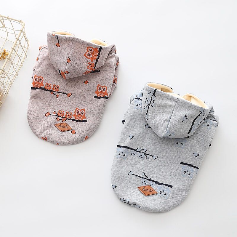 Casual Pet Clothes Dog Pattern Sweater