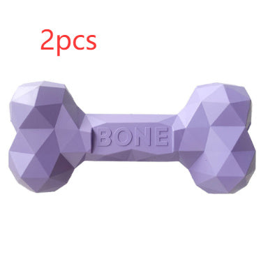 Teeth Grinding Bite Resistant Rubber Bone Toy