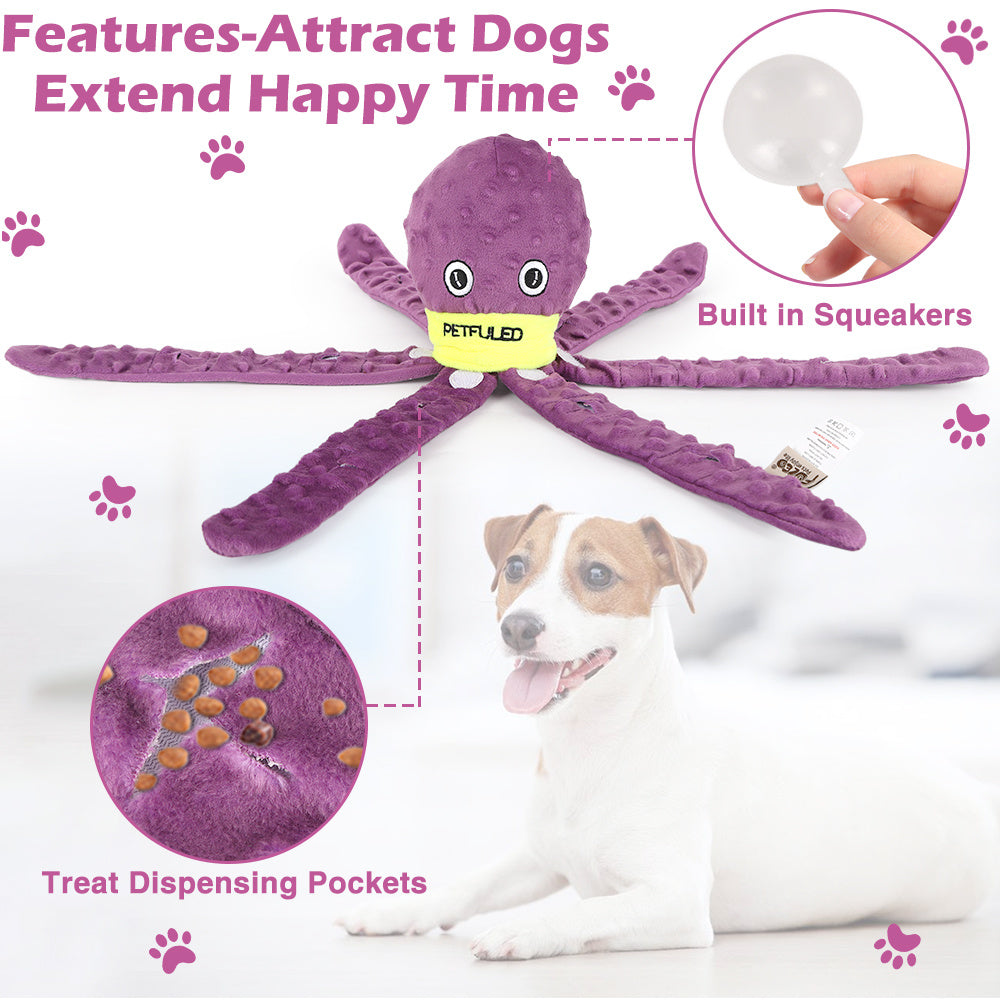 Dog Snuffle Toy Dog Plush Octopus Toys