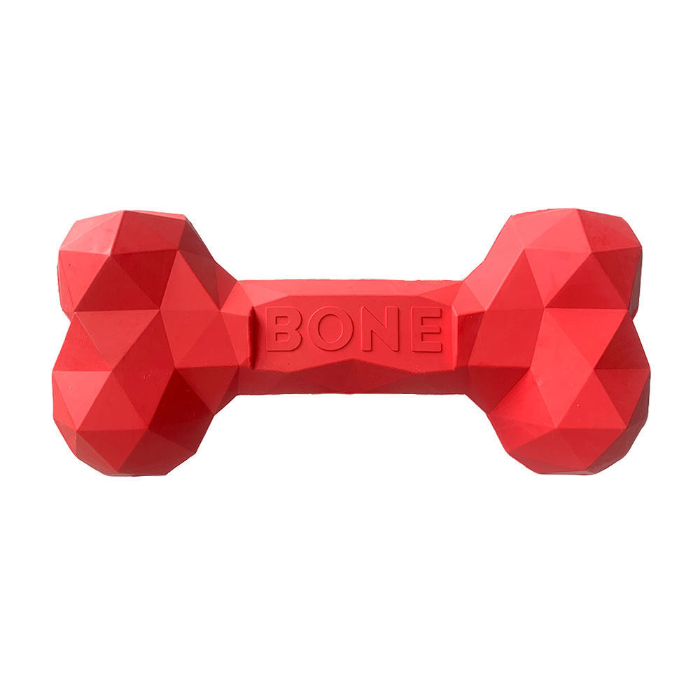 Teeth Grinding Bite Resistant Rubber Bone Toy