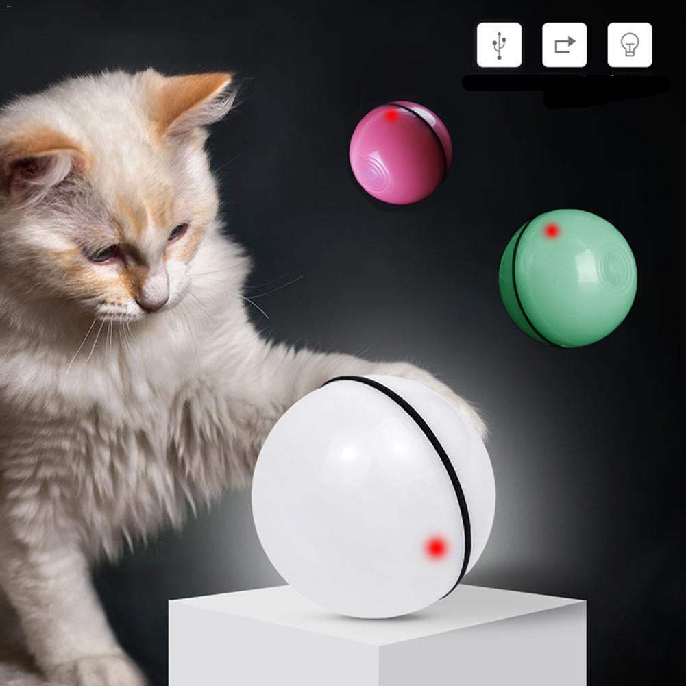 LED Laser Electronic Rolling Pet Funny Cat Toy Ball